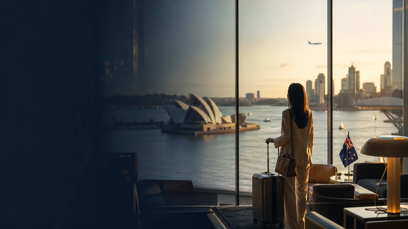 Vista de Sydney e Opera House, Austrália