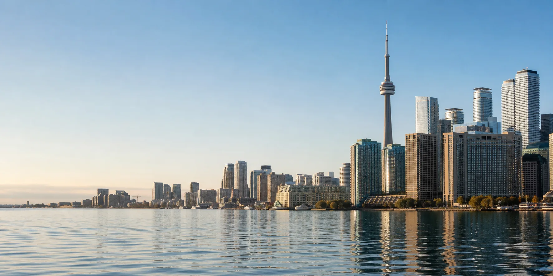 Vista contemporânea de Toronto, Canadá